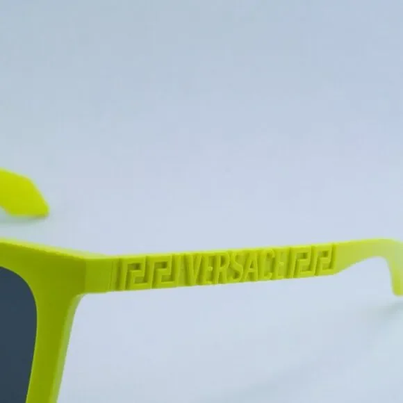 ?️ New Versace VE4468U 544987 Sunglasses - Tropical Full Yellow Frame New VERSACE VE4468U 544987 Tropical Full Yellow/Dark Grey 53  main image 4